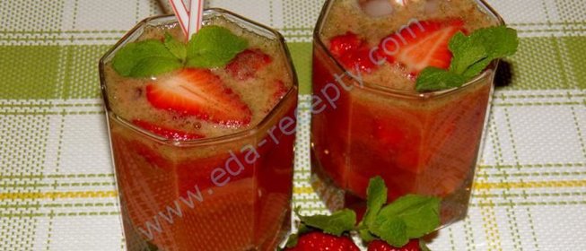 Клубничный мохито