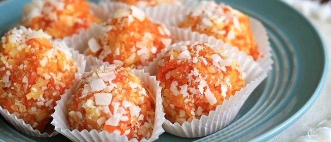 Морковные конфеты