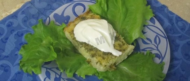 Запеканка из картофеля с сыром и чесноком