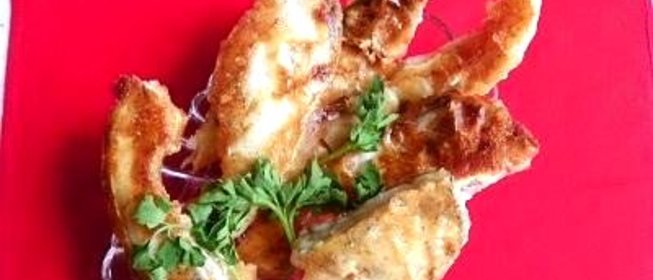 Жареная морская рыба