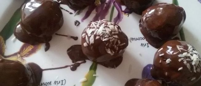 Шоколадные конфетки с сухофруктами