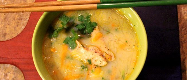 Рыбный суп с фунчозой