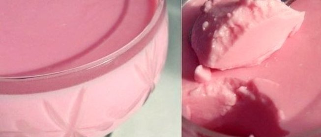 Сметанное желе с ягодами