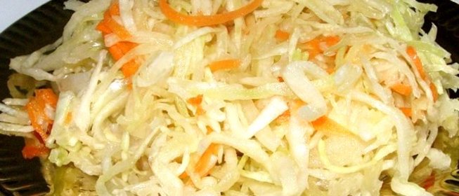 Капуста квашеная с сахаром