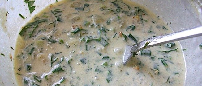 Соус из сметаны и майонеза