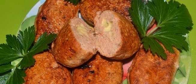 Рыбные котлеты с сыром