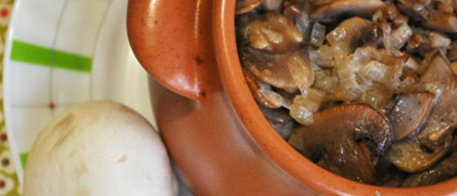 Гречка с грибами