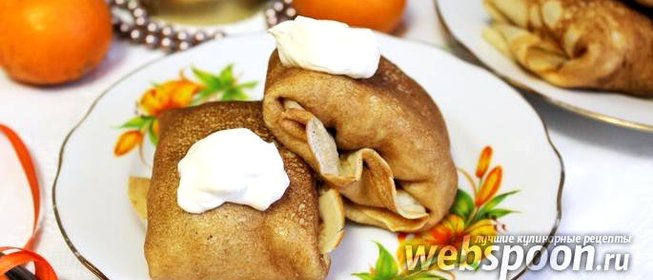 Блины с мясом и сельдереем