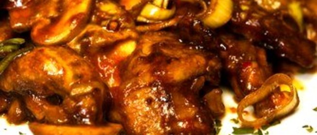 Грибной соус с горчицей