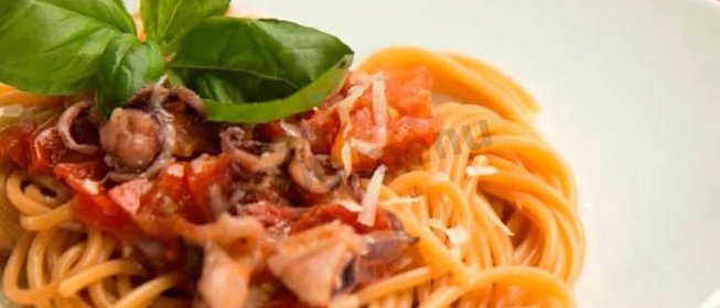 Паста с морскими ушками