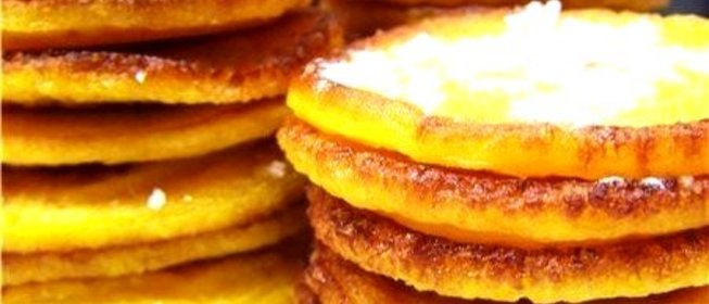 Тыквенные блинчики с корицей