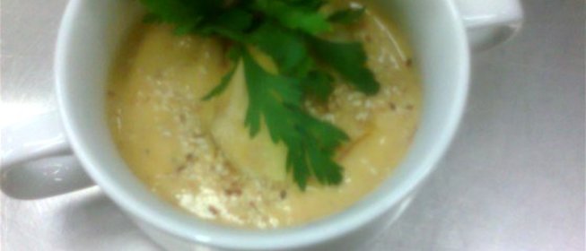 Рыбный суп с крабовым мясом