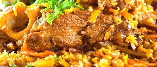 Ароматный плов из говядины