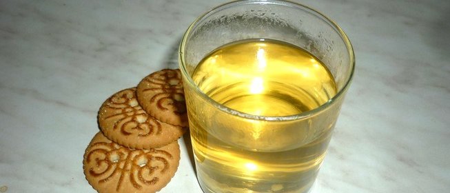 Имбирный чай с яблочным соком