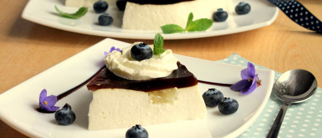 Десерт «Ананас в кофе со сливками»