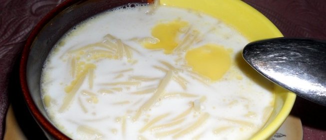 Суп молочный с вермишелью