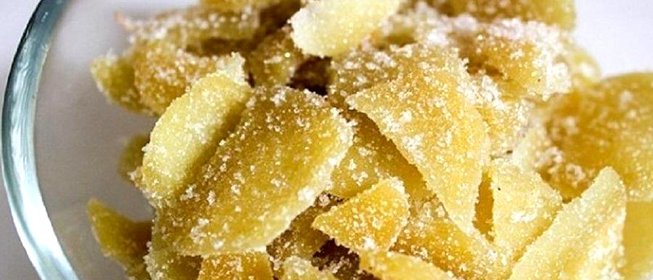 Цукаты из имбиря
