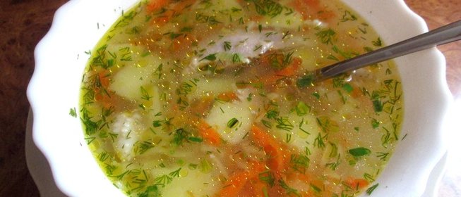 Куриный суп с лапшой