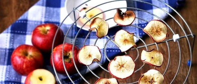 Яблочные чипсы в микроволновке