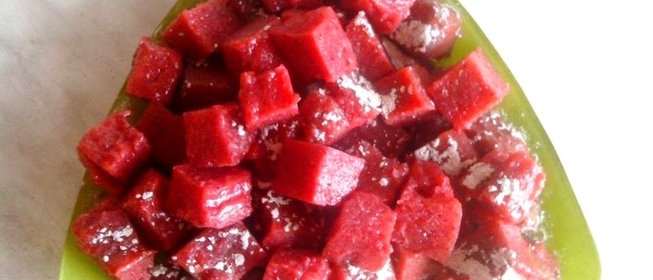 Клубничные желейные конфеты