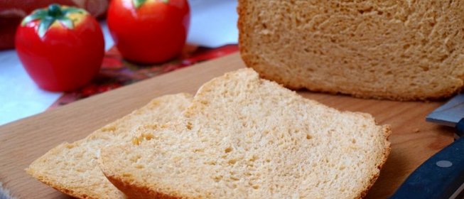 Хлеб на томатном соке в хлебопечке