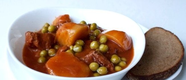 Говядина в темном пиве