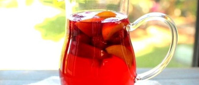 Фруктовый холодный чай