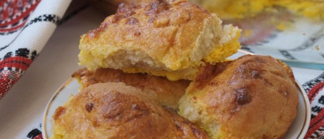 Милинки - болгарские булочки в омлете