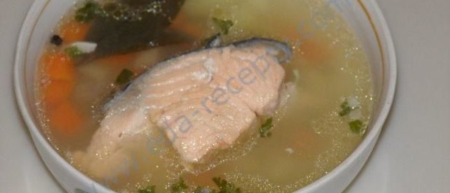 Уха из лосося