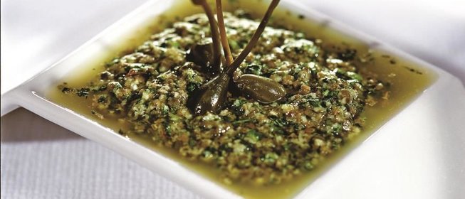 Сальса верде с петрушкой и мятой