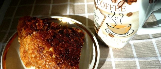 Запеканка творожная с яблоком