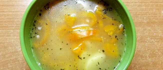 Куриный суп с тыквой