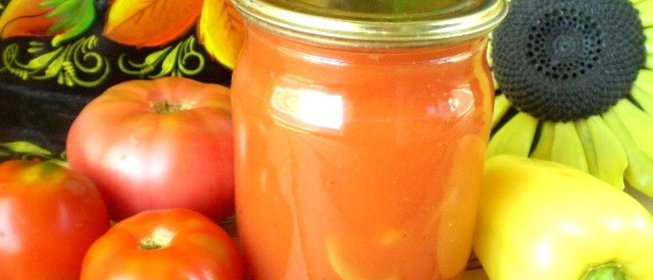 Закатка томатного сока на зиму