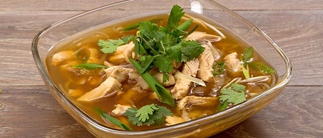 Азиатский куриный суп