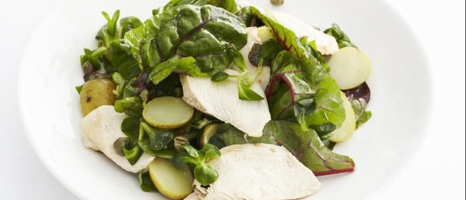 Салат с курицей