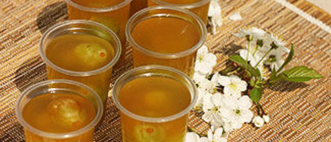 Виноград в желе