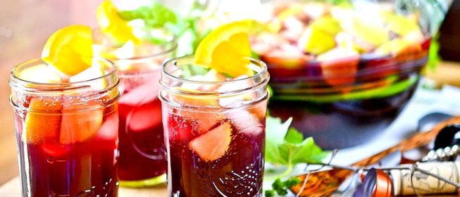 Сангрия с красным вином