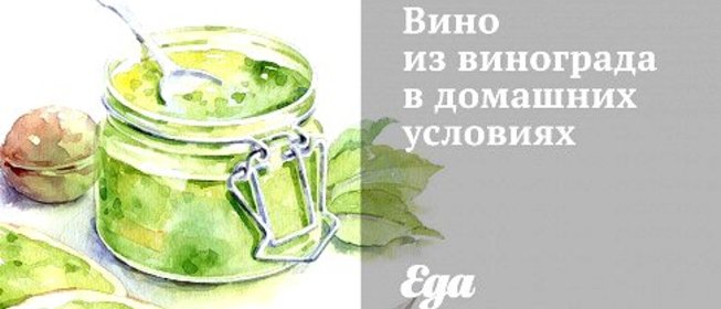 Вино из винограда в домашних условиях