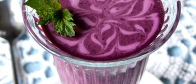 Желе из черники