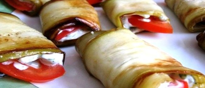 Жареные баклажаны с сыром и чесноком