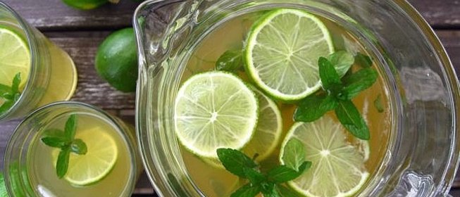 Зеленый чай с мятой