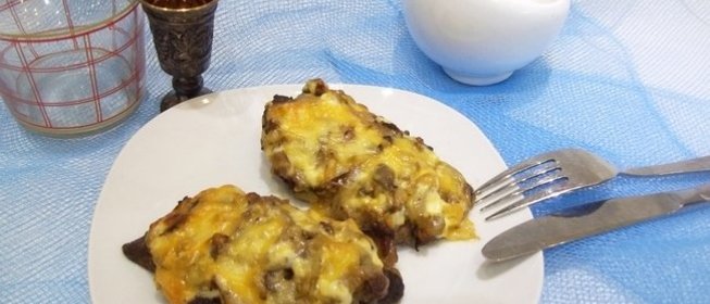 Свинина с вешенками