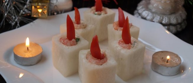 Закуска Новогодние свечи