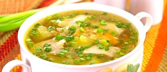 Куриный суп с чечевицей