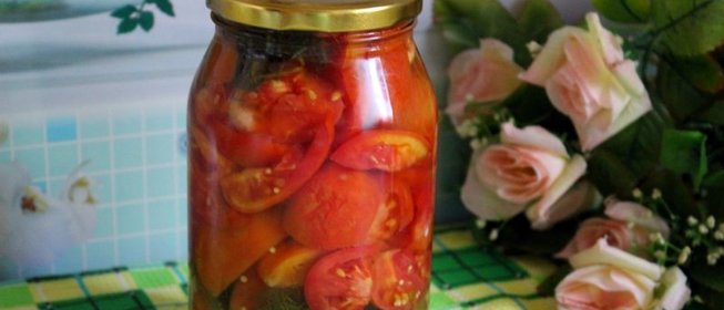 Помидоры в желе на зиму