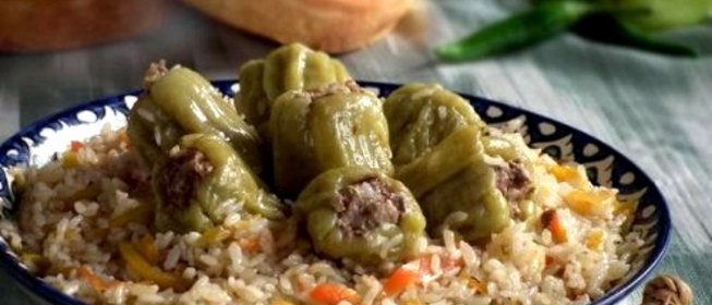 Плов с болгарским перцем