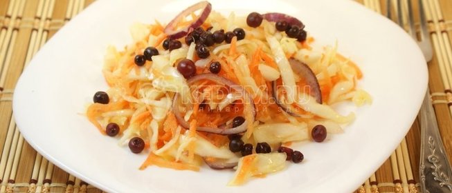 Винегрет с морской капустой