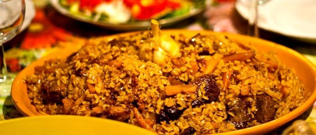 Плов с бараниной в духовке