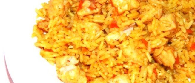 Куриный узбекский плов с зирой и кориандром