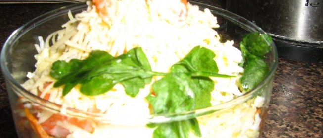 Салат Хозяйка морской горы